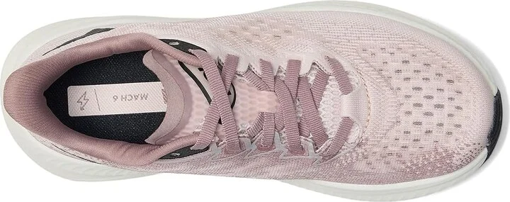Hoka Mach 6 Women's Shoes Cosmic Pearl/Quartzite : 9.5 B - Medium, Textile - Image 2