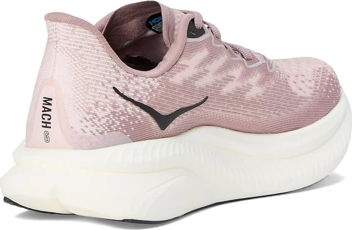 Hoka Mach 6 Women's Shoes Cosmic Pearl/Quartzite : 9.5 B - Medium, Textile - Image 4