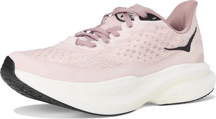 Hoka Mach 6 Women's Shoes Cosmic Pearl/Quartzite : 9.5 B - Medium, Textile - Image 5