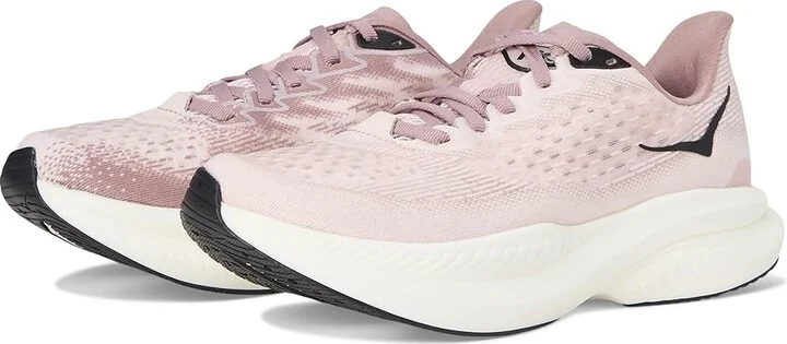 Hoka Mach 6 Women's Shoes Cosmic Pearl/Quartzite : 9.5 B - Medium, Textile