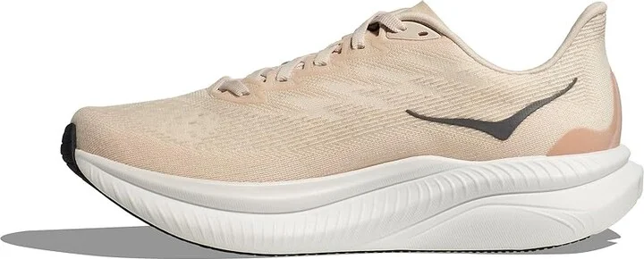 Hoka Mach 6 Women's Shoes Eggnog/Vanilla : 5 B - Medium, Textile - Image 5