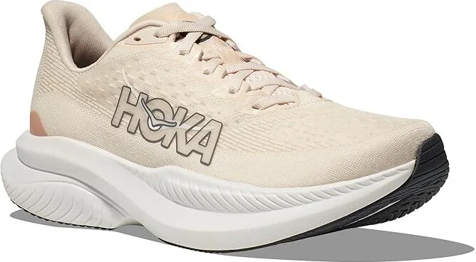 Hoka Mach 6 Women's Shoes Eggnog/Vanilla : 5 B - Medium, Textile