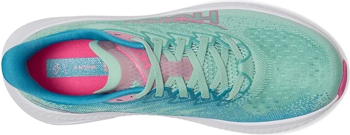 Hoka Mach 6 Women's Shoes Jadeite/Alpine Blue : 8.5 B - Medium, Textile - Image 2