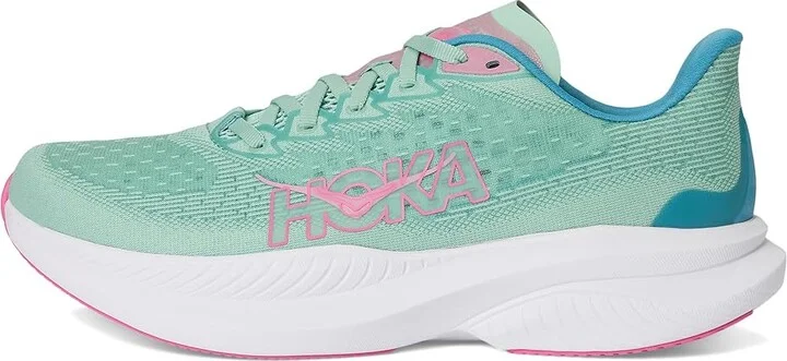 Hoka Mach 6 Women's Shoes Jadeite/Alpine Blue : 8.5 B - Medium, Textile - Image 6