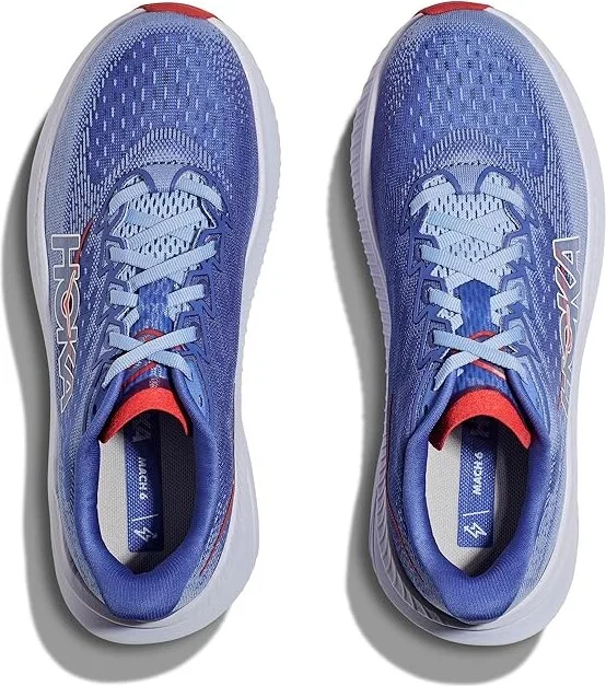 Hoka Mach 6 Women's Shoes Mirage/Stellar Blue : 5 B - Medium, Textile - Image 2