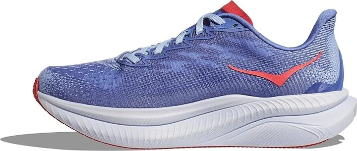 Hoka Mach 6 Women's Shoes Mirage/Stellar Blue : 5 B - Medium, Textile - Image 5