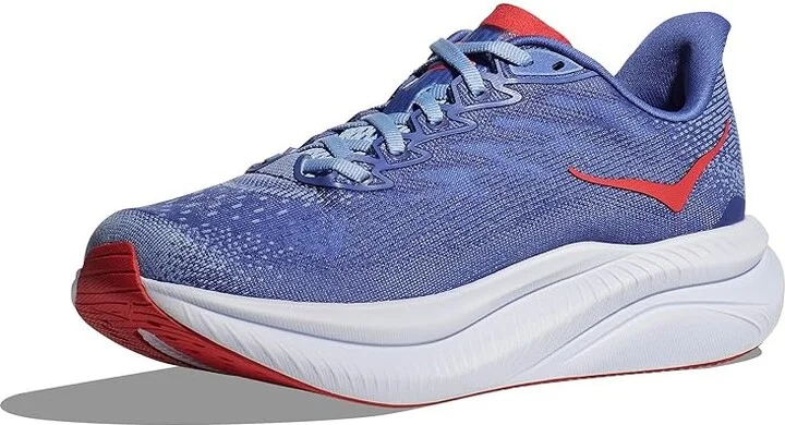 Hoka Mach 6 Women's Shoes Mirage/Stellar Blue : 5 B - Medium, Textile
