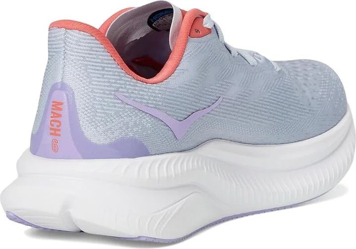 Hoka Mach 6 Women's Shoes Pale Dusk/Gull : 8.5 B - Medium, Textile - Image 4