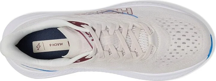 Hoka Mach 6 Women's Shoes Stucco/Grout : 6.5 B - Medium, Textile - Image 2
