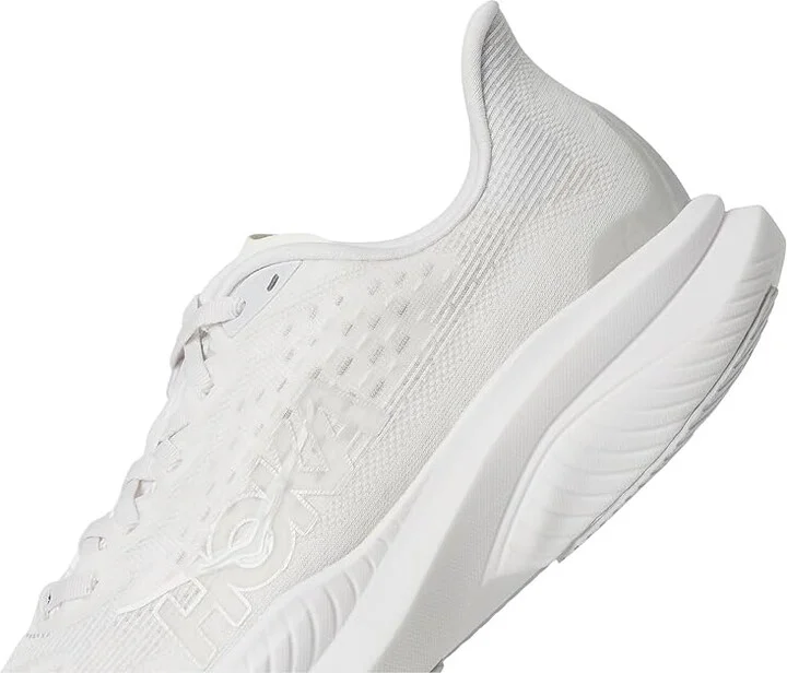 Hoka Mach 6 Women's Shoes White/White 1 : 10 B - Medium, Textile - Image 7