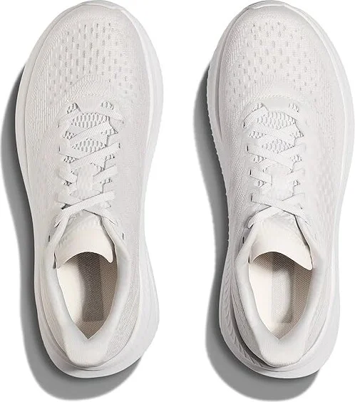 Hoka Mach 6 Women's Shoes White/White : 8.5 B - Medium, Textile - Image 2