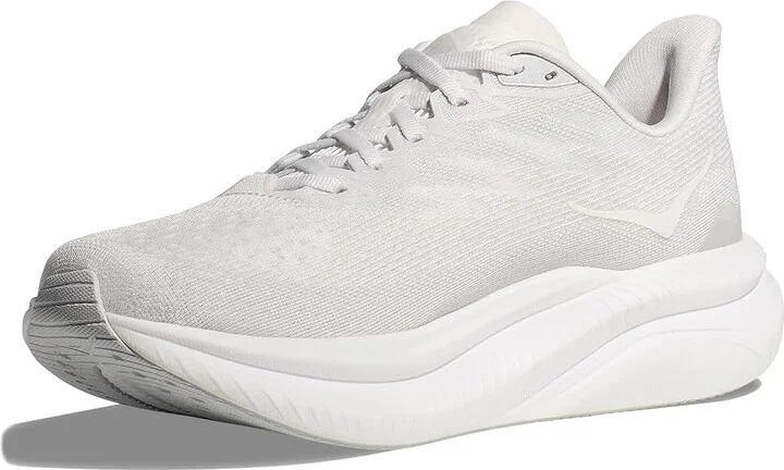 Hoka Mach 6 Women's Shoes White/White : 8.5 B - Medium, Textile - Image 5