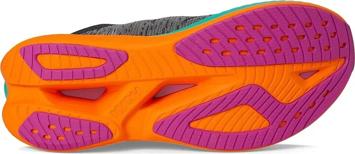 Hoka Mach X 2 Men's Running Shoes Black/Electric Aqua : 8 D - Medium, Canvas/Rubber - Image 3