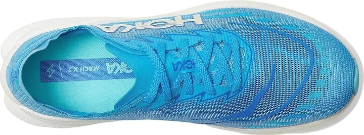 Hoka Mach X 2 Men's Running Shoes Electric Cobalt : 11.5 D - Medium, Canvas/Rubber - Image 2