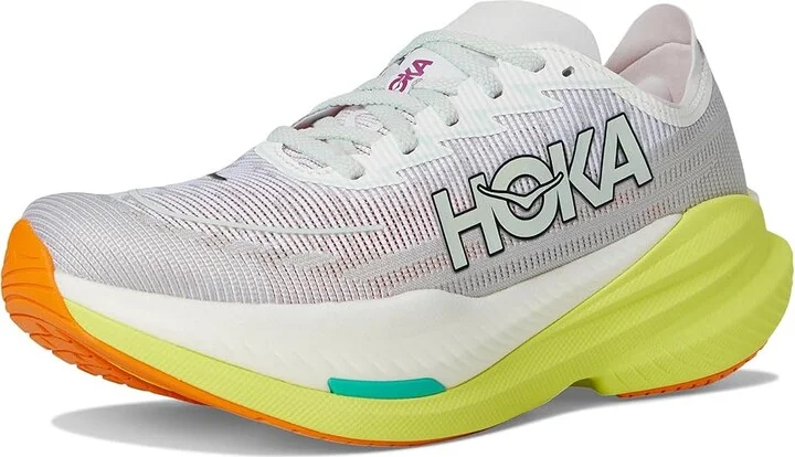 Hoka Mach X 2 Men's Running Shoes Frost/Citrus : 13 D - Medium, Canvas/Rubber - Image 5