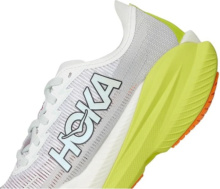 Hoka Mach X 2 Men's Running Shoes Frost/Citrus : 13 D - Medium, Canvas/Rubber - Image 7
