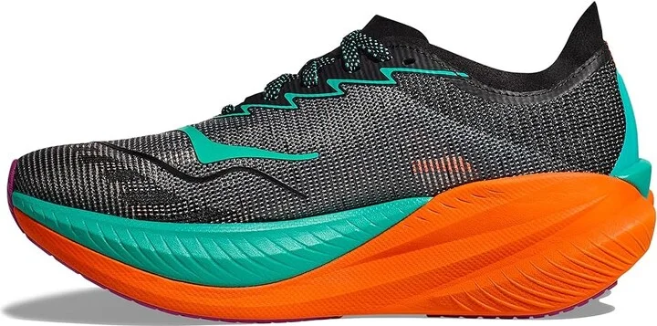 Hoka Mach X 2 Women's Running Shoes Black/Electric Aqua : 7.5 B - Medium, Canvas/Rubber - Image 6