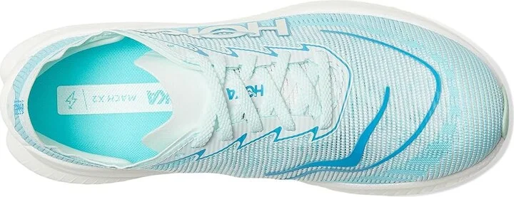 Hoka Mach X 2 Women's Running Shoes Blue Spark : 11 B - Medium, Canvas/Rubber - Image 2