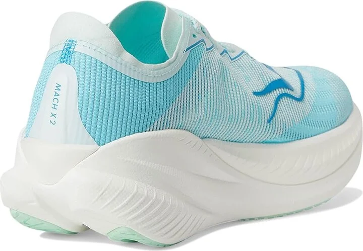 Hoka Mach X 2 Women's Running Shoes Blue Spark : 11 B - Medium, Canvas/Rubber - Image 4