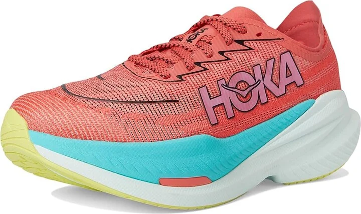 Hoka Mach X 2 Women's Running Shoes Electric Coral : 8 B - Medium, Canvas/Rubber - Image 5
