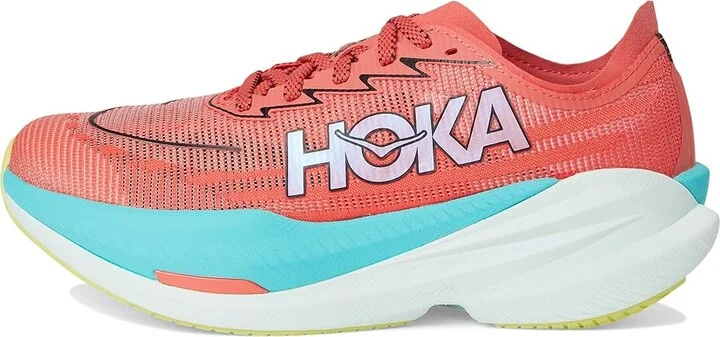 Hoka Mach X 2 Women's Running Shoes Electric Coral : 8 B - Medium, Canvas/Rubber - Image 6
