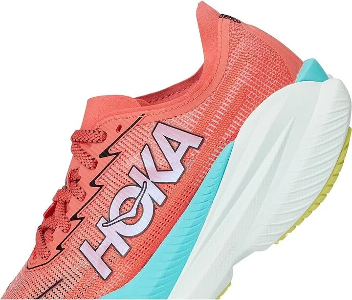 Hoka Mach X 2 Women's Running Shoes Electric Coral : 8 B - Medium, Canvas/Rubber - Image 7