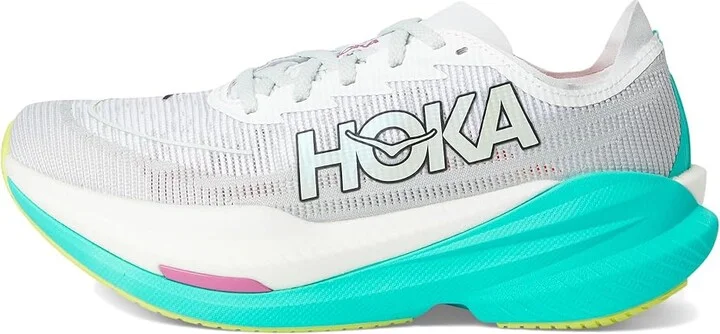 Hoka Mach X 2 Women's Running Shoes Frost/Electric Aqua : 8.5 B - Medium, Canvas/Rubber - Image 6
