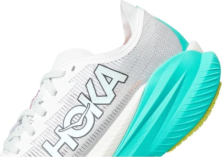 Hoka Mach X 2 Women's Running Shoes Frost/Electric Aqua : 8.5 B - Medium, Canvas/Rubber - Image 7