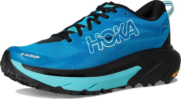 Hoka Mafate 5 Men's Running Shoes Skyward Blue/Black : 10 D - Medium, Textile - Image 5
