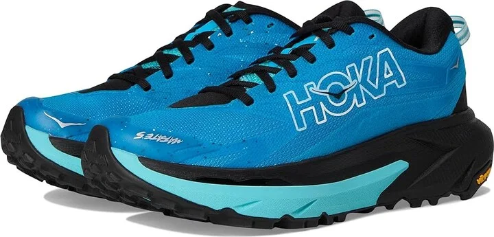 Hoka Mafate 5 Women's Running Shoes Skyward Blue/Black : 5 B - Medium, Textile