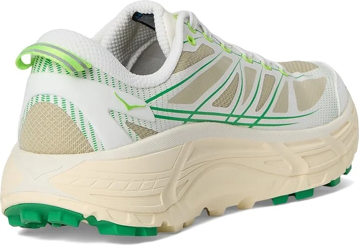 Hoka Mafate Speed 2 Running Shoes White/Fresh Cut Grass : Men's 10.5 - Women's 11.5 Medium, Textile - Image 4