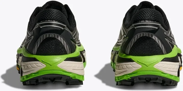 HOKA Mafate Speed 2 Shoes in Black/Electric Green - Image 5