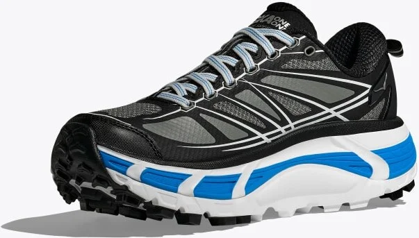 HOKA Mafate Speed 2 Shoes in Black/White - Image 3