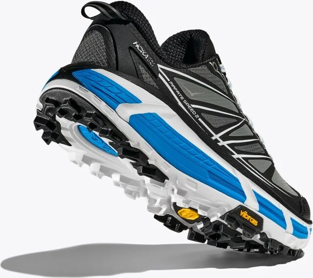 HOKA Mafate Speed 2 Shoes in Black/White - Image 4