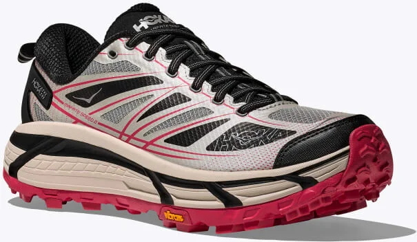 HOKA Mafate Speed 2 Shoes in Galactic Grey/Ruby Red - Image 6