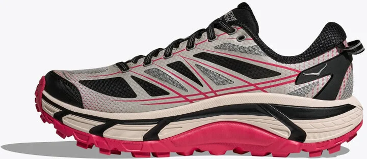 HOKA Mafate Speed 2 Shoes in Galactic Grey/Ruby Red - Image 8