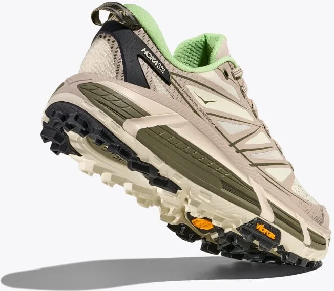 HOKA Mafate Speed 2 Shoes in Putty/Eucalyptus - Image 4