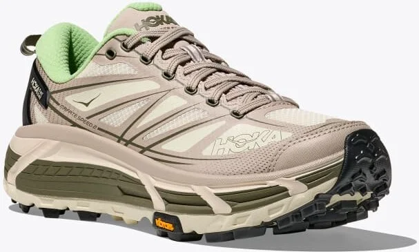 HOKA Mafate Speed 2 Shoes in Putty/Eucalyptus - Image 6