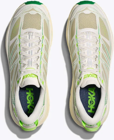 HOKA Mafate Speed 2 Shoes in White/Fresh Cut Grass - Image 2