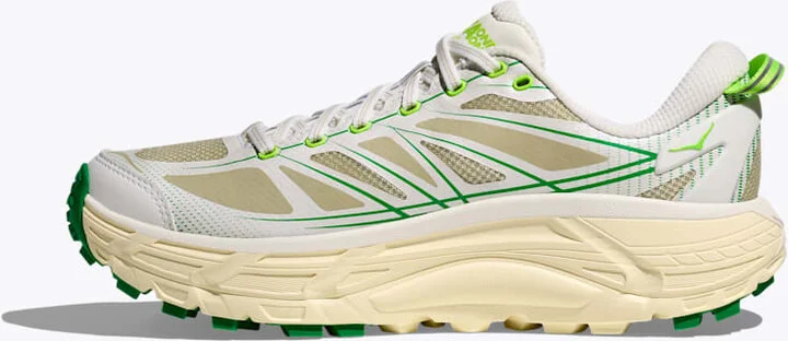 HOKA Mafate Speed 2 Shoes in White/Fresh Cut Grass - Image 8
