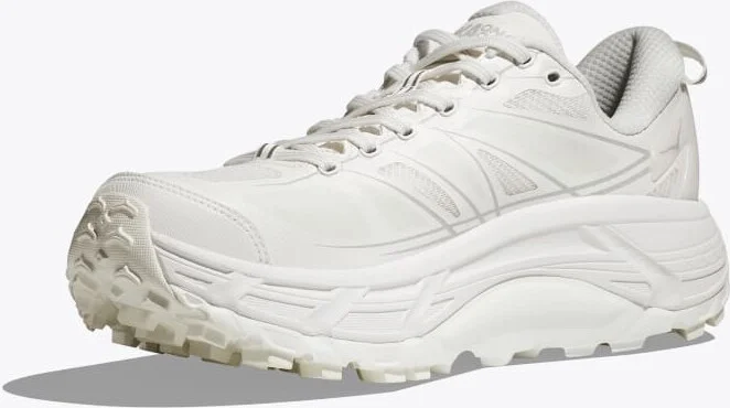 HOKA Mafate Speed 2 Shoes in White/Lunar Rock - Image 3
