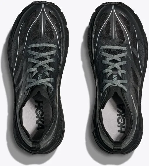 HOKA Mafate Speed 4 Lite Shoes in Black/Outer Orbit - Image 2