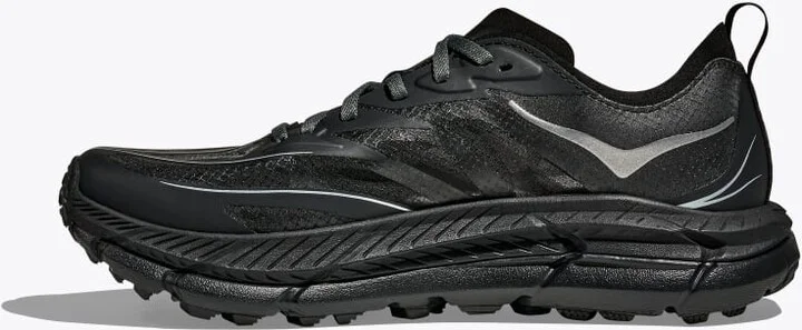 HOKA Mafate Speed 4 Lite Shoes in Black/Outer Orbit - Image 8