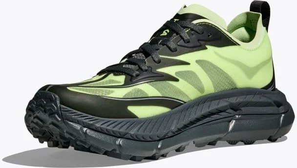 HOKA Mafate Speed 4 Lite Shoes in Luna Moth/Cosmic Grey - Image 3