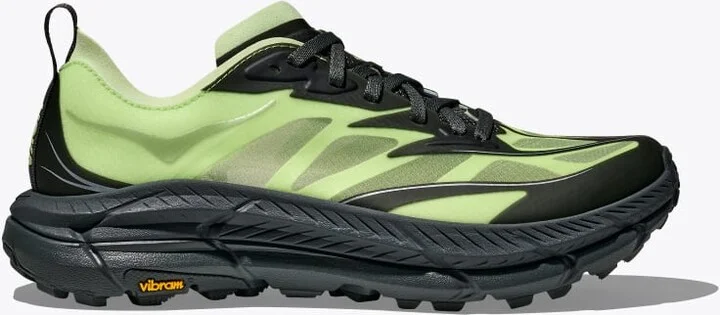 HOKA Mafate Speed 4 Lite Shoes in Luna Moth/Cosmic Grey