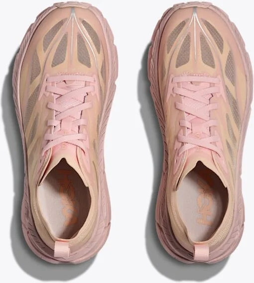 HOKA Mafate Speed 4 Lite Shoes in Rose Tea/Rose Latte - Image 2