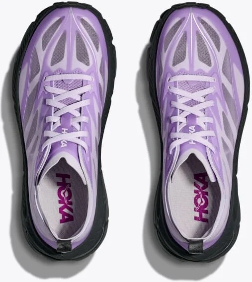 HOKA Mafate Speed 4 Lite Shoes in Starlight Glow/Aster Flower - Image 2