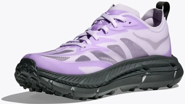 HOKA Mafate Speed 4 Lite Shoes in Starlight Glow/Aster Flower - Image 3