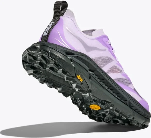 HOKA Mafate Speed 4 Lite Shoes in Starlight Glow/Aster Flower - Image 4