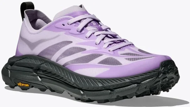 HOKA Mafate Speed 4 Lite Shoes in Starlight Glow/Aster Flower - Image 6